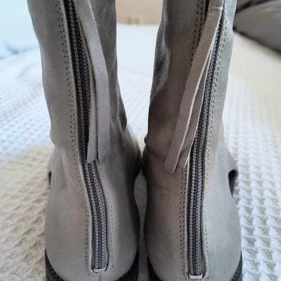 Free People Leather Open Toe Booties - Picture 3 of 4